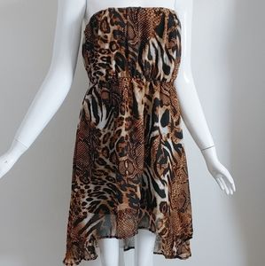 Animal Print Dress Size M